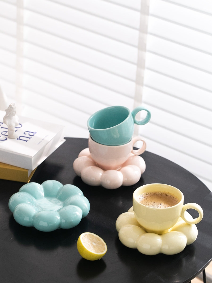 Flower Ceramic Cup