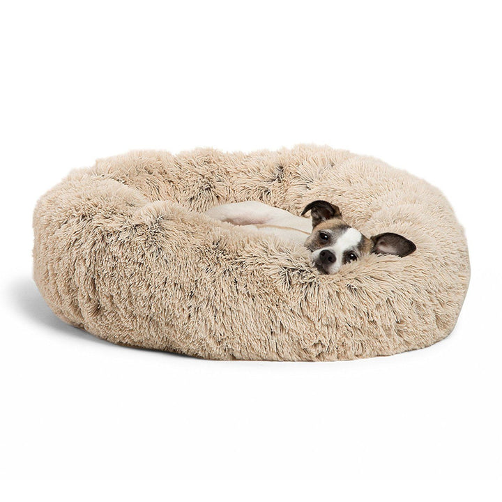 Round Fluffy Pet Bed