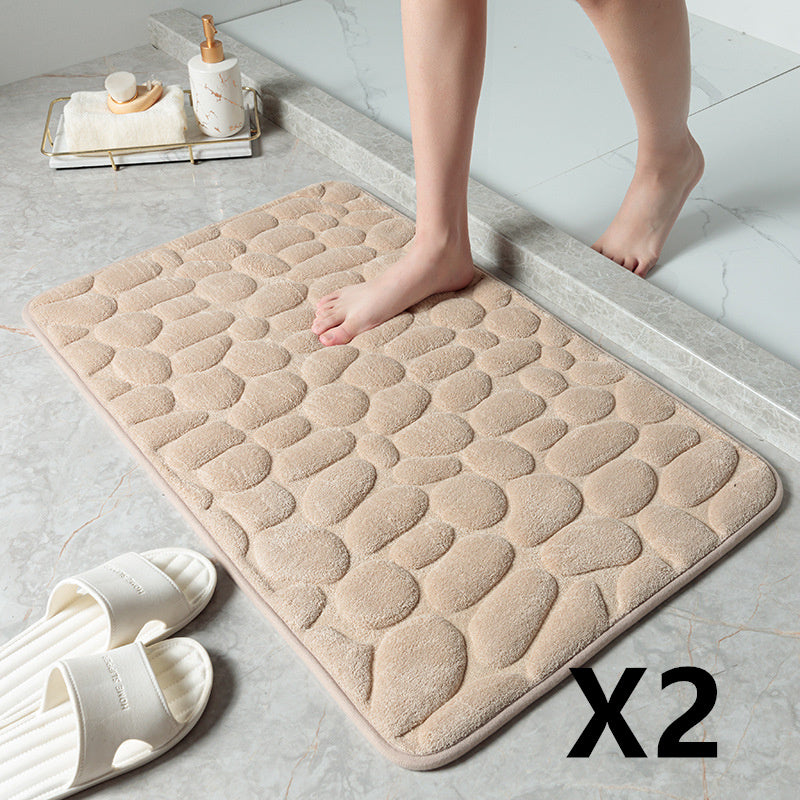 Pebble Embossed Bath Mat