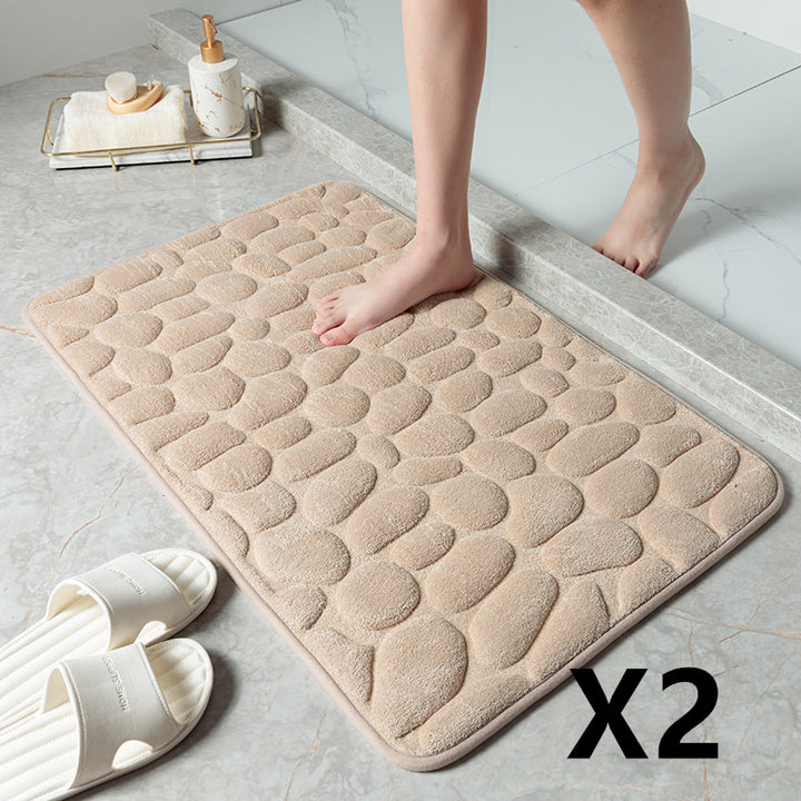 Pebble Embossed Bath Mat