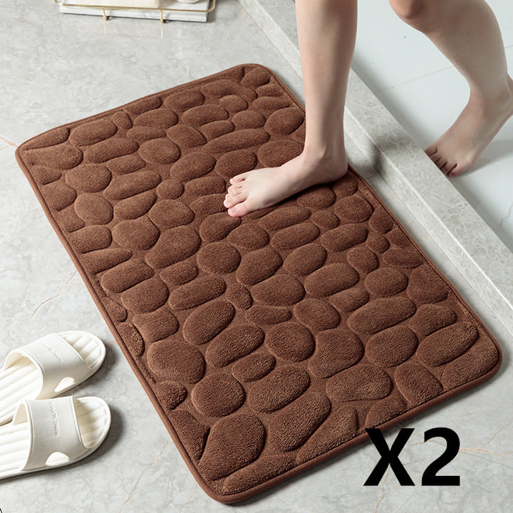 Pebble Embossed Bath Mat