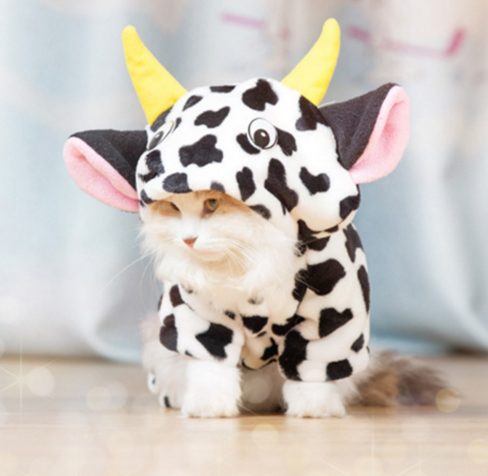 Coat Warm Cow Costume