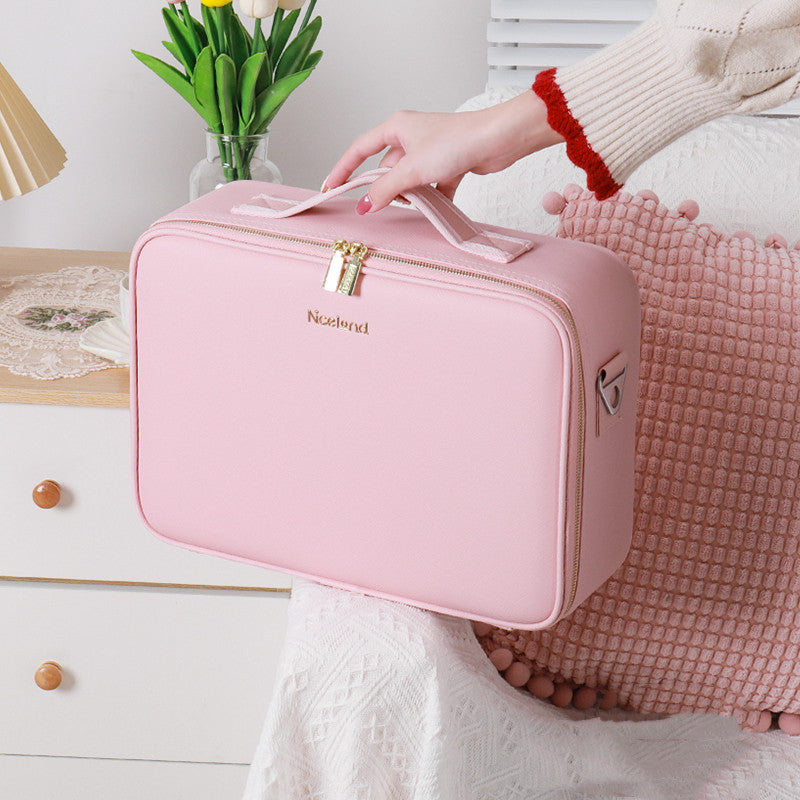 Cosmetic Bag with LED Mirror