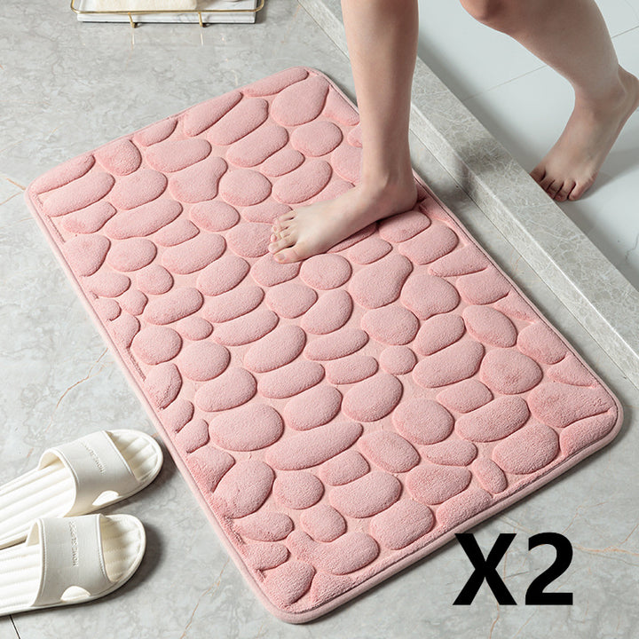 Pebble Embossed Bath Mat