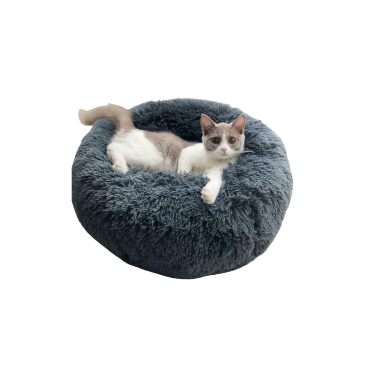 Round Fluffy Pet Bed