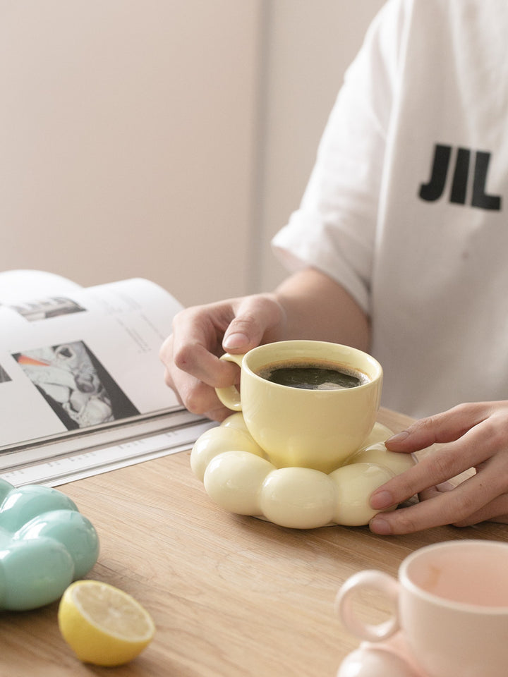 Flower Ceramic Cup