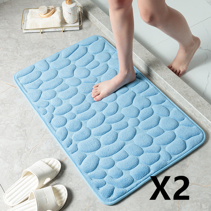 Pebble Embossed Bath Mat