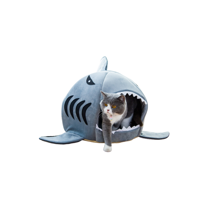 Dual-Purpose Shark Pet Bed