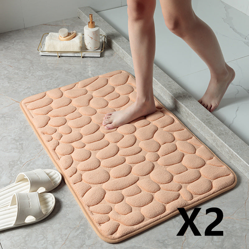 Pebble Embossed Bath Mat