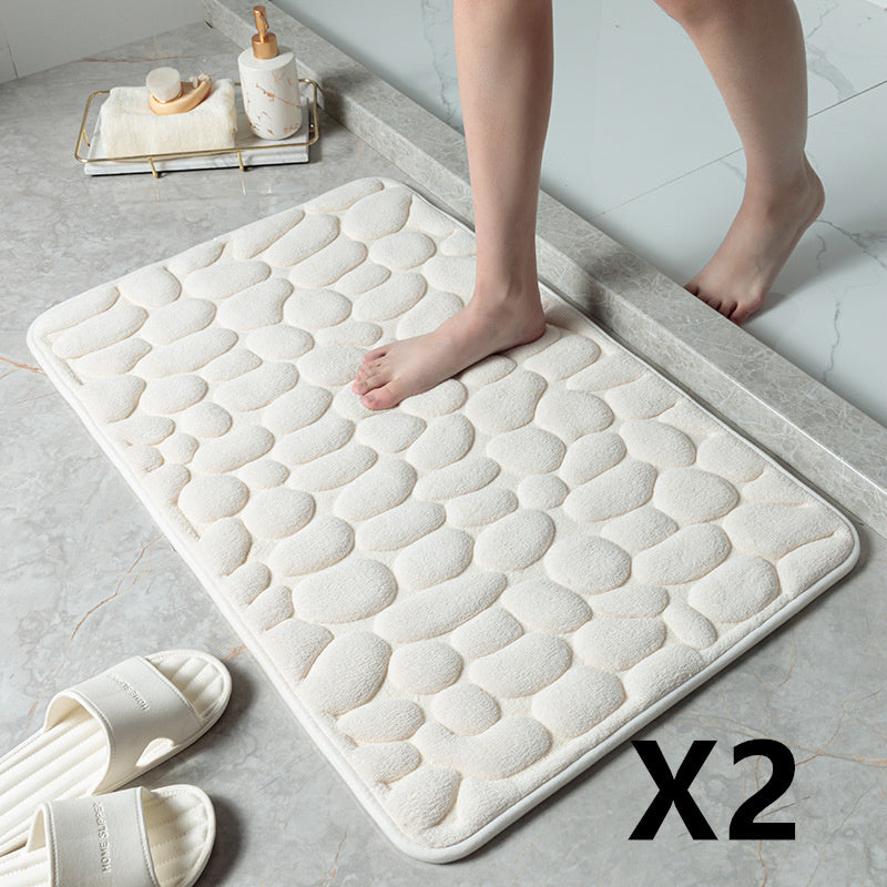 Pebble Embossed Bath Mat