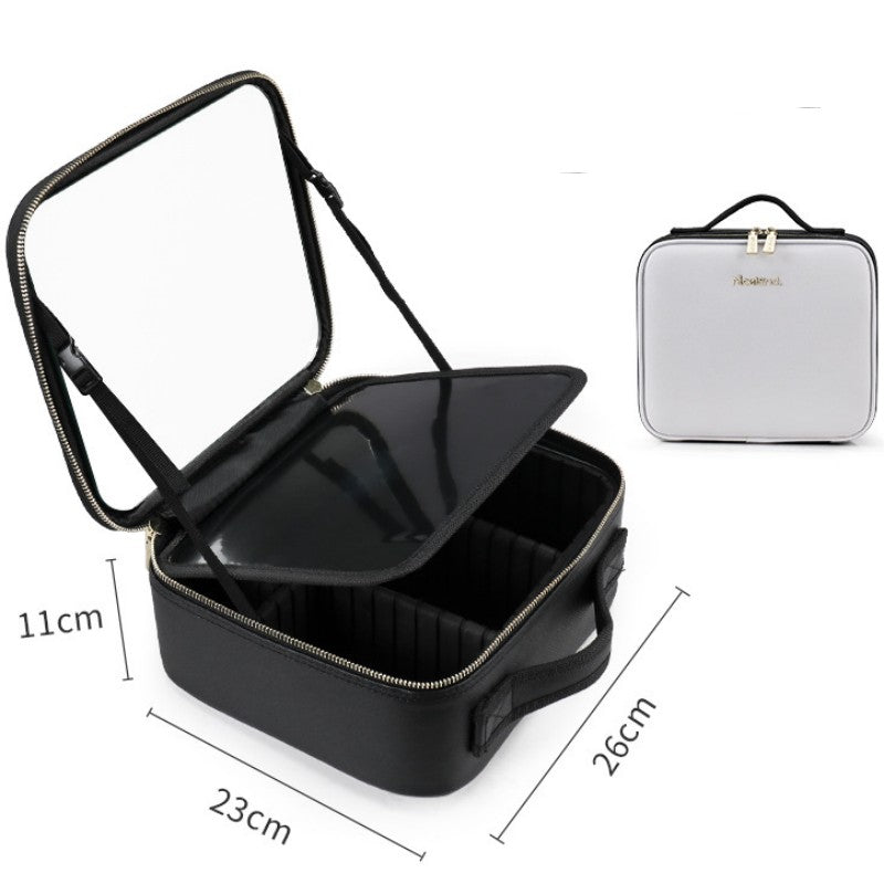 Cosmetic Bag with LED Mirror