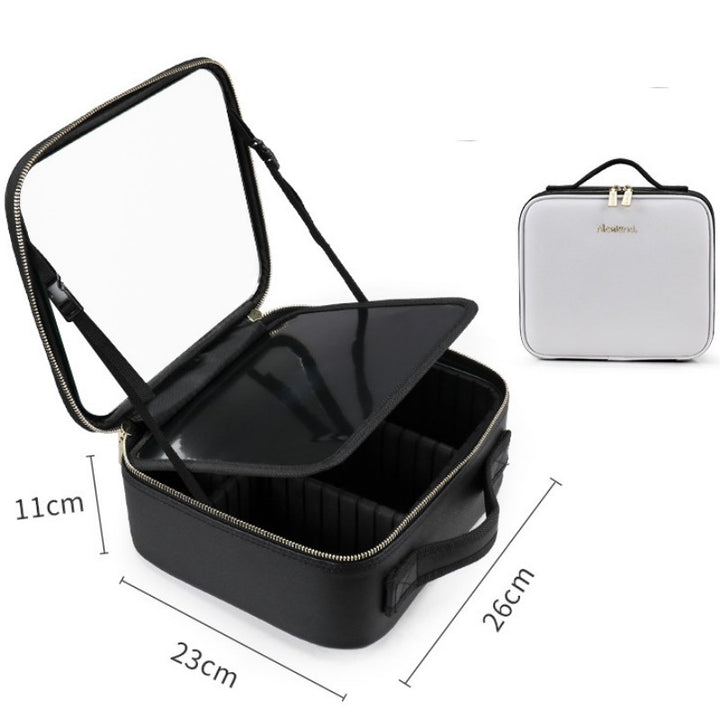 Cosmetic Bag with LED Mirror