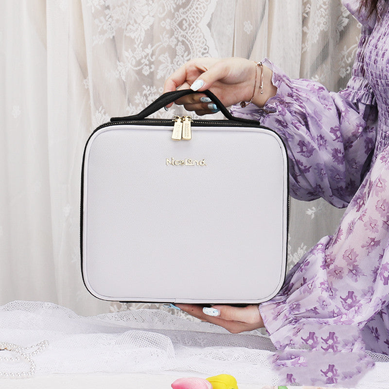 Cosmetic Bag with LED Mirror