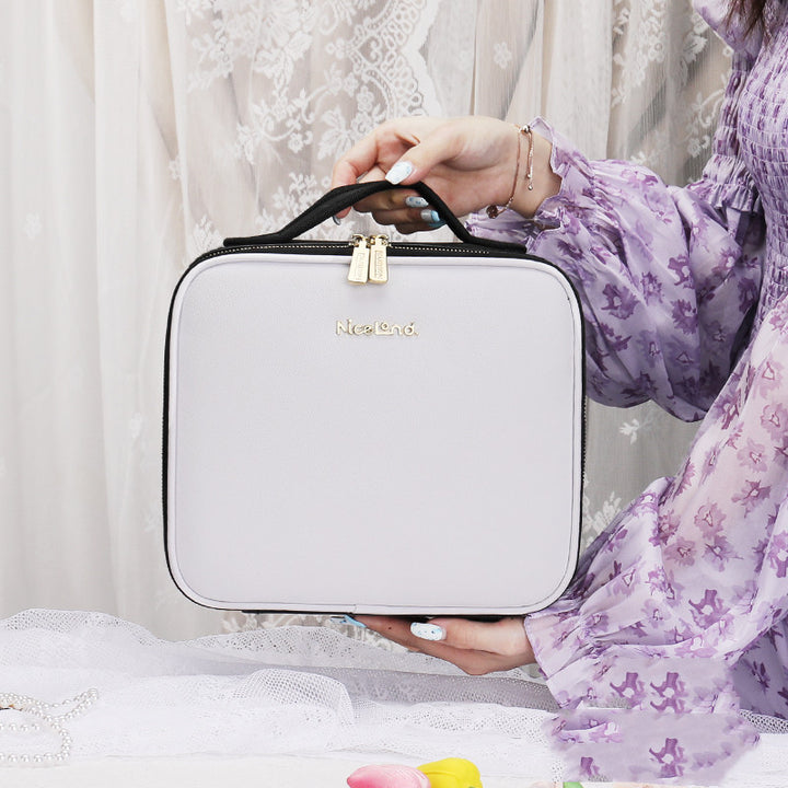 Cosmetic Bag with LED Mirror