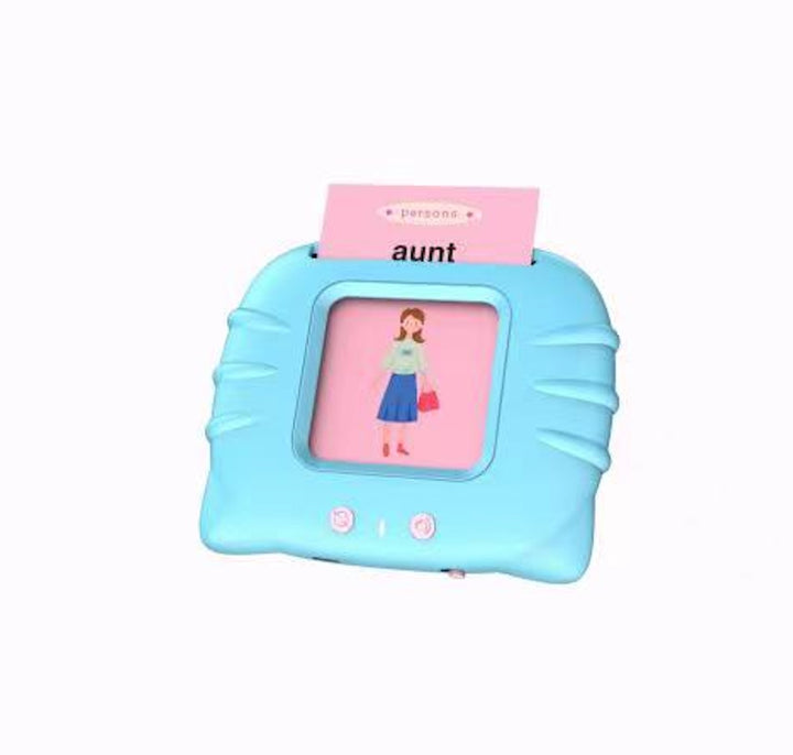 Kids Early Learning Flashcards- Audible Reading Device +112 Words (English Learning)