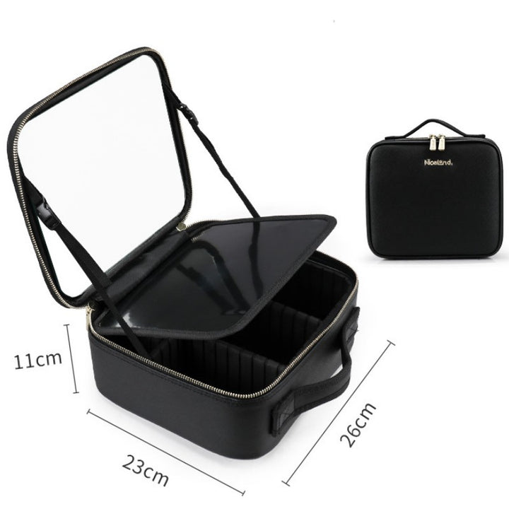 Cosmetic Bag with LED Mirror